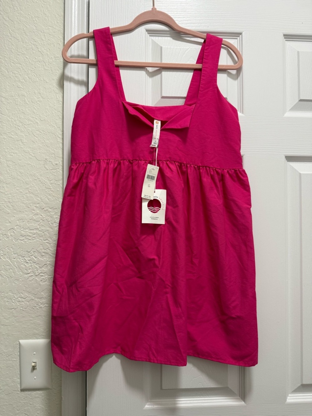 Anthropologie Daily Practice hot
Pink babydoll mini dress